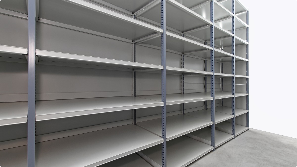 Empty Medical Shelves